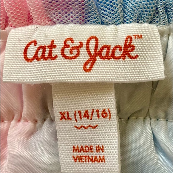 Cat & Jack Multicolored Net Tutu Skirt, sz XL (14/16) - Picture 3 of 4